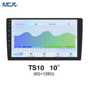 MCX TS10 6 + 128G 10 بوصة مصنعي مشغل DVD العالمي للسيارة GPS