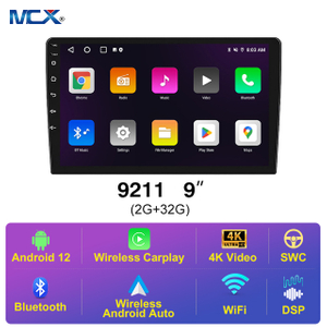 MCX 9211 9 بوصة 2 + 32G USB شاشة فيديو للسيارة الوسائط المتعددة بالجملة