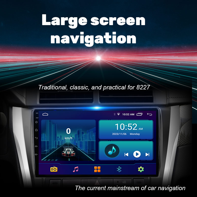 تسهل وحدة رأس السيارة ذات الشاشة الكبيرة عالية الوضوح مقاس 10 بوصة التنقل لديك وتتيح لك الرؤية بشكل أكثر وضوحًا.