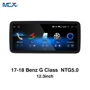 MCX 17-18 Benz G Class W641 NTG 5.0 12.3 بوصة تصنيع شاشة تعمل باللمس للسيارة ستيريو