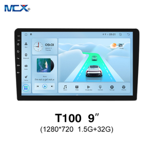 MCX T100 9 بوصة 1280 * 720 1.5G + 32G ستيريو سيارة لاسلكي يعمل بنظام Android