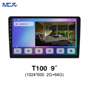 MCX T100 9 بوصة 1024*600 2G+64G وحدة رأس تلقائية لاسلكية تعمل بنظام أندرويد صينية