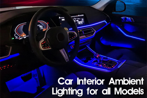 شرائط LED متعددة الألوان لإضفاء البهجة على الجزء الداخلي لسيارتك