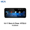 MCX 16-17 Benz A Class NTG 5.0 10.25 بوصة نظام ستيريو للسيارة يعمل بنظام أندرويد