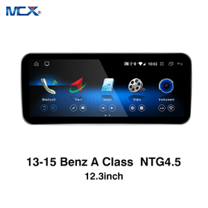 MCX 13-15 بنز A Class W176 NTG 4.5 12.3 بوصة راديو السيارة أندرويد السائبة