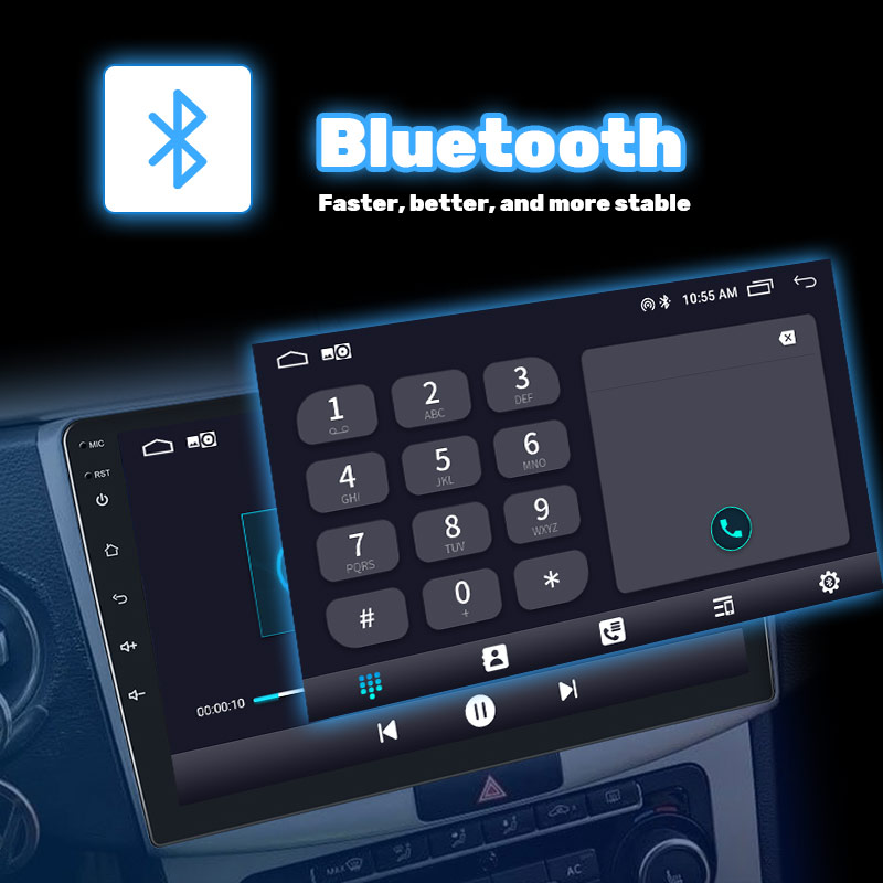 تتيح تقنية BT 4.0 اتصالاً أسرع وأكثر استقرارًا بالجهاز وبث موسيقى Bluetooth للاستمتاع بالإيقاعات المفضلة بدون أسلاك.