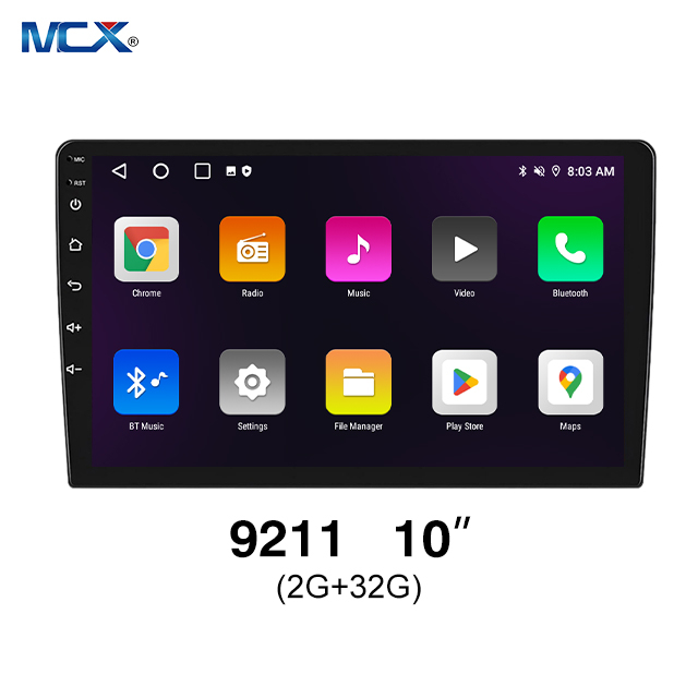 MCX 9211 10 بوصة 2 + 32G HD شاشة تعمل باللمس سيارة مشغل الوسائط المتعددة السائبة
