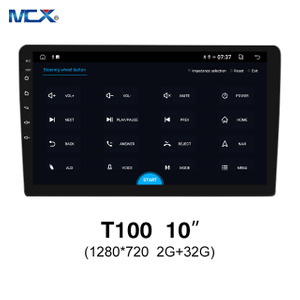 MCX T100 10 بوصة 1280*720 2G+32G ستيريو سيارة أندرويد مع مشغل DVD مصدر