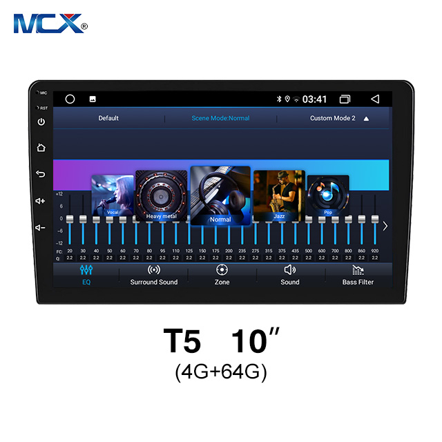 MCX T5 10 ''4 + 64G 360 راديو عالمي أندرويد ستيريو للسيارة بالجملة