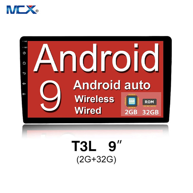 MCX T3L 9 '' 2 + 32G Mirror Link BT Car Android Player المصدرون