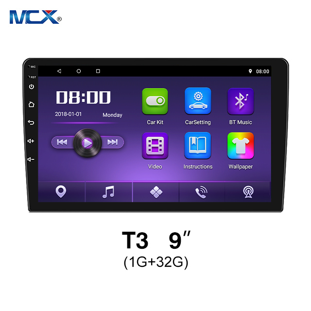 موردو نظام راديو السيارات MCX T3 9 بوصة 1+32G HD