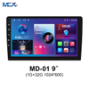 MCX MD-01 9 بوصة 1+32 جيجا 1024*600 مكبر صوت للسيارة بشاشة تعمل باللمس Inc