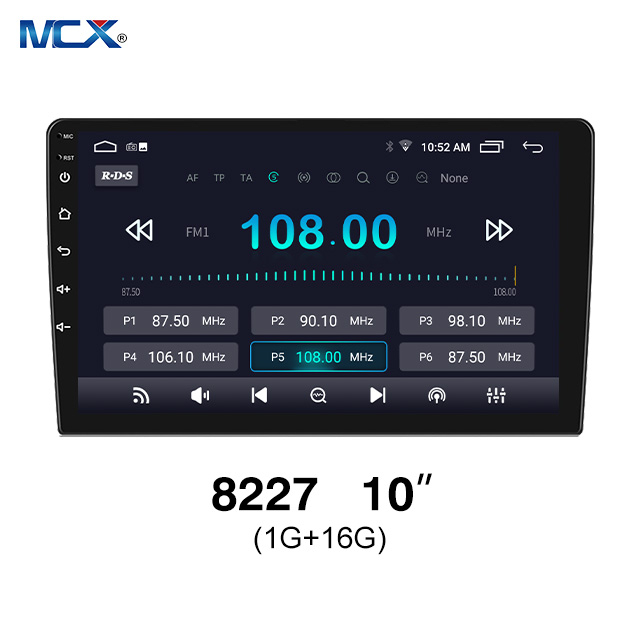 MCX 8227 10 بوصة 1 + 16G AHD وحدات رأس السيارات الموردين