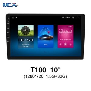 MCX T100 10 بوصة 1280*720 1.5G+32G راديو سيارة بشاشة تعمل باللمس مع مشغل أقراص مضغوطة مصنع