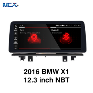 MCX 2016 BMW X1 12.3 بوصة NBT Android Car Audio Trader