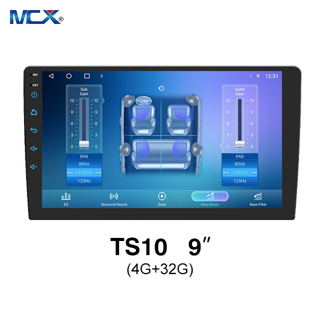 MCX TS10 9 ''4 + 32G ملاحة BT صانع راديو السيارة العالمي