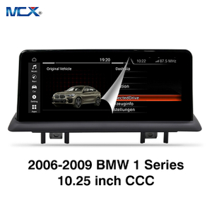MCX 2006-2009 BMW 1 Series 10.25 بوصة CCC سيارة تعمل باللمس مصنع