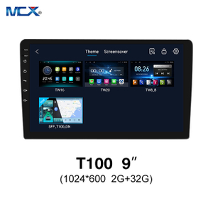 MCX T100 9 بوصة 1024 * 600 2G + 32G ستيريو سيارة أندرويد مع تجار مشغل DVD