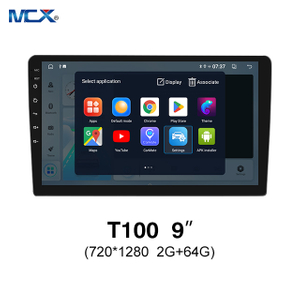 MCX T100 9 بوصة 720 * 1280 2G + 64G راديو سيارة بشاشة تعمل باللمس مع منتج بلوتوث