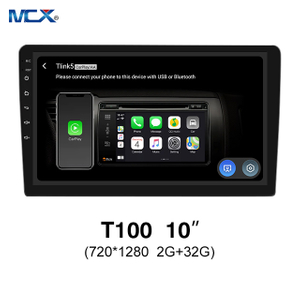 MCX T100 10 بوصة 720 * 1280 2G + 32G ستيريو سيارة أندرويد مع DVD بالجملة