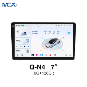 MCX Q-N4 3986 تصنيع وحدة رأس راديو Android 7 بوصة 6G + 128G
