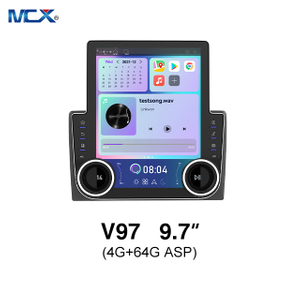 MCX Double Knob V97 4+64G ASP BT5.0 Android Auto Carplay Head Unit Factory