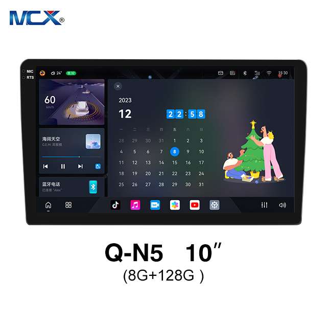 MCX Q-N5 3987 10 بوصة 8G + 128G DSP وحدة رأس ستيريو للسيارات