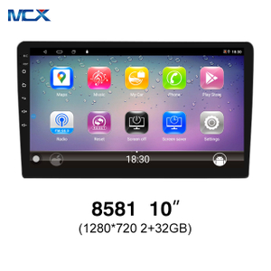 MCX N81 8581 10 بوصة 1280 * 720 2 + 32 جيجابايت Carplay نظام الصوت Android Car Player Agency