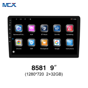 MCX N81 8581 9 بوصة 2g + 32g 1280*720 BT 5.0 مورد وحدة رأس السيارة