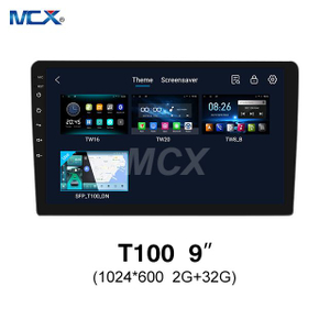 MCX T100 9 بوصة 1024 * 600 2G + 32G ستيريو سيارة أندرويد مع تجار مشغل DVD