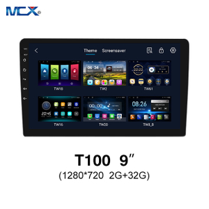 MCX T100 9 بوصة 1280 * 720 2G + 32G مزود وحدة رأس السيارة Android