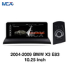 شركة مشغل الوسائط المتعددة للسيارة MCX 2004-2009 BMW X3 E83 مقاس 10.25 بوصة