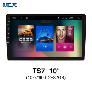 MCX TS7 10 بوصة 1024*600 2+32 جيجا بايت EQ شاشة تعمل باللمس شركات صوت السيارة