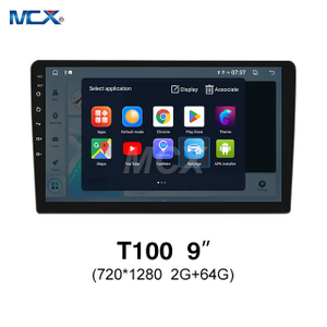 MCX T100 9 بوصة 720 * 1280 2G + 64G راديو سيارة بشاشة تعمل باللمس مع منتج بلوتوث