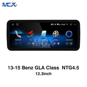 MCX 13-15 Benz GLA 250 NTG 4.5 12.3 Inch Android BT Car Radio Head Factory